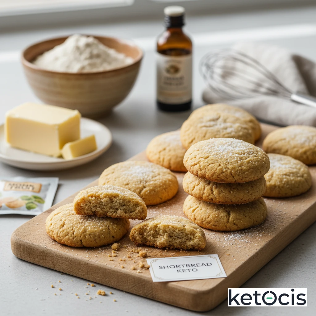 Galletas Cetogénicas de Mantequilla (Shortbread Keto)