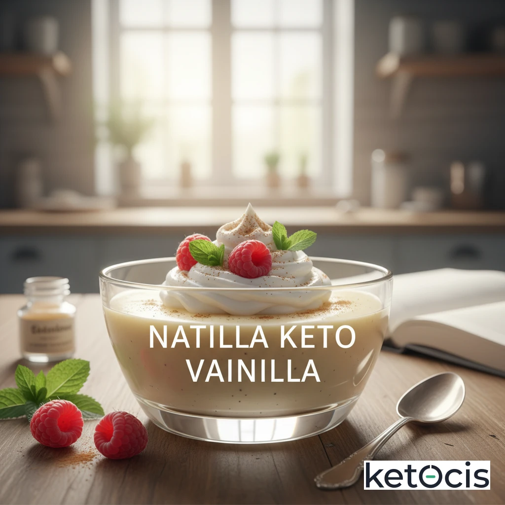 Natilla Keto de Vainilla Suave y Reconfortante