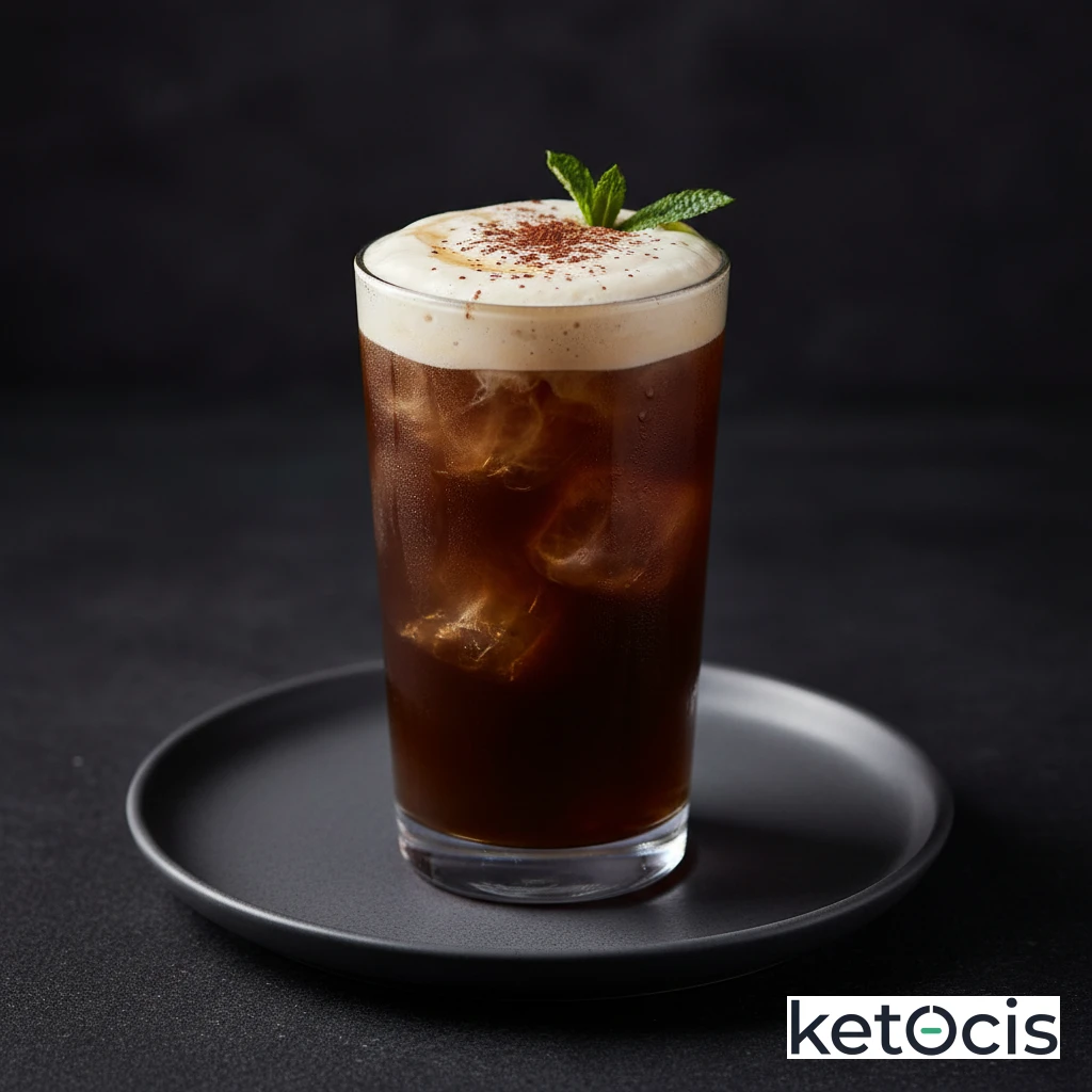 Café Cetogénico Helado (Iced Bulletproof Coffee) con Crema