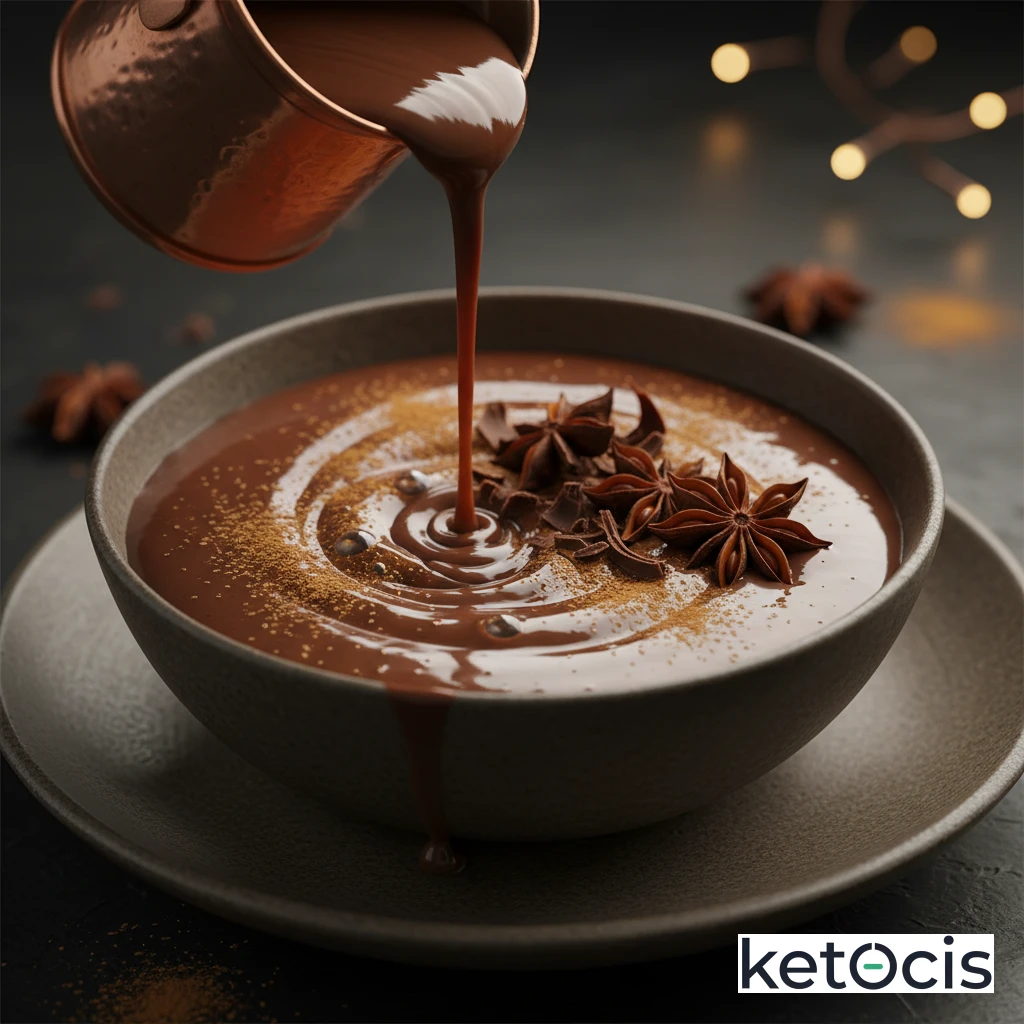 Chocolate Caliente Cetogénico Espeso y Reconfortante