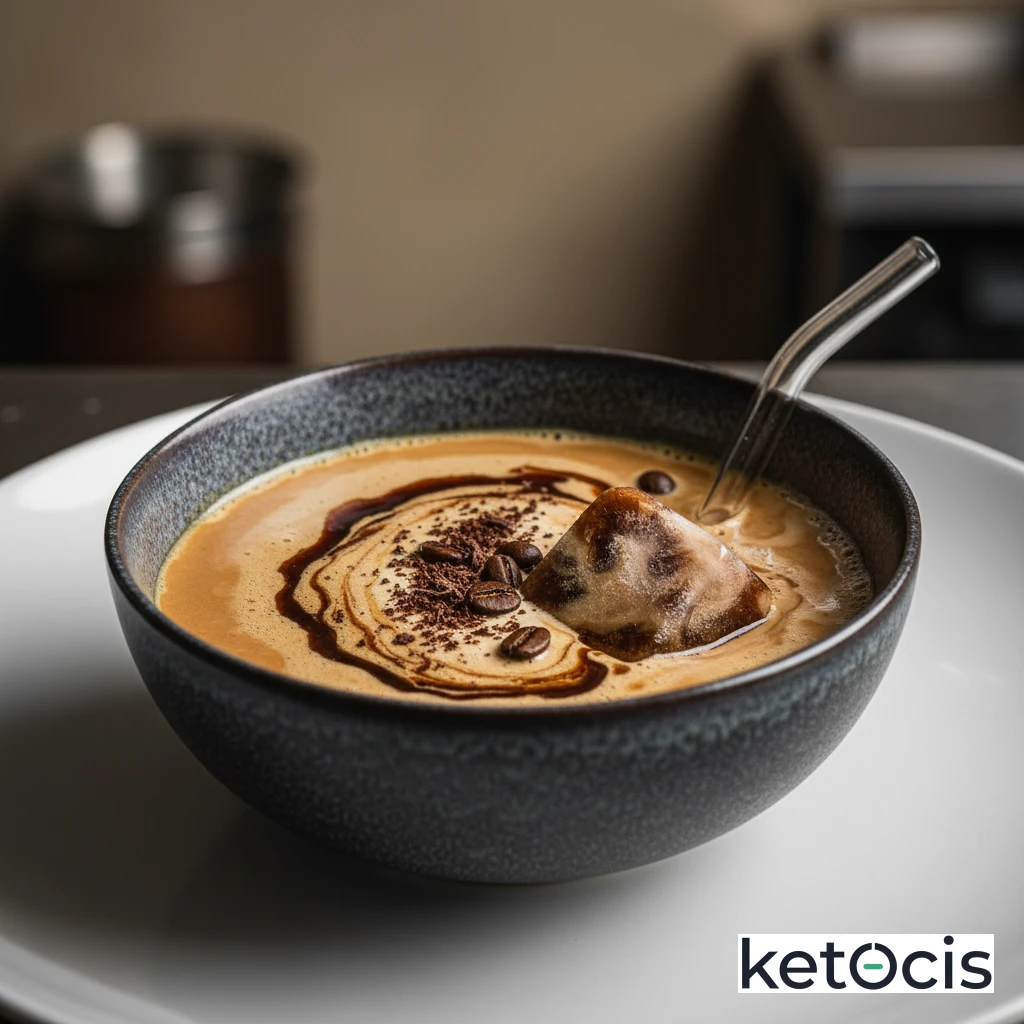 Batido Cetogénico de Café Helado con Proteína y Aceite MCT