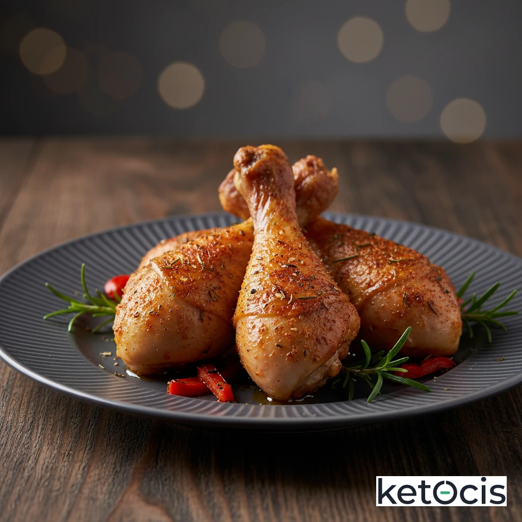 Muslitos de Pollo Keto al Horno con Pimentón de la Vera