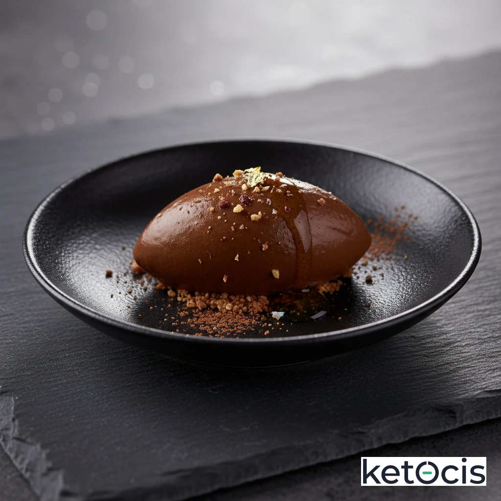 Mousse Cetogénica de Avellana y Cacao Estilo Nutella Falsa