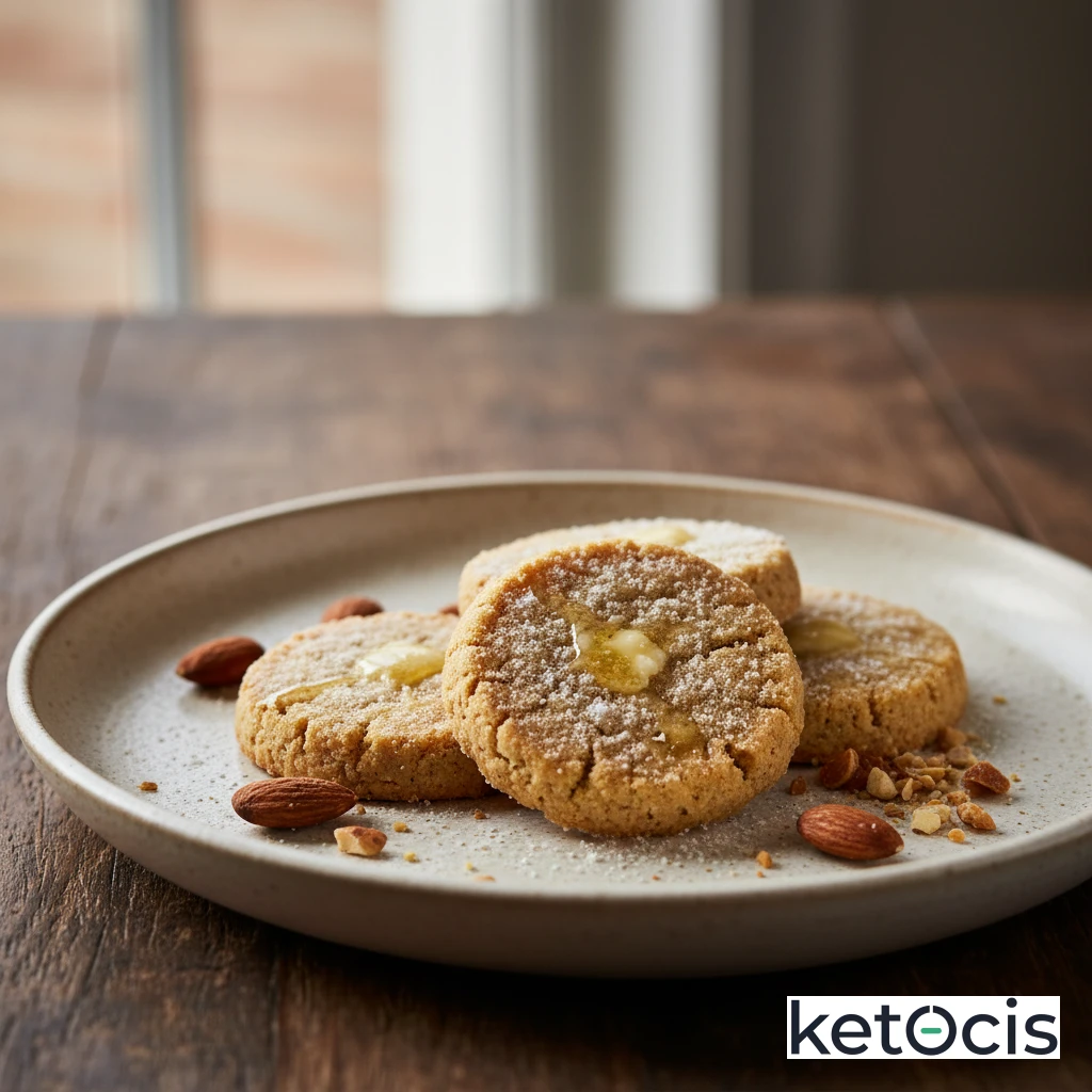 Polvorones Cetogénicos de Harina de Almendra Tostada y Manteca
