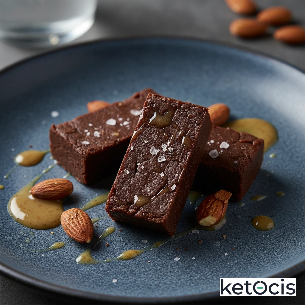 Fudge Keto de Mantequilla de Almendras Rápido en Microondas
