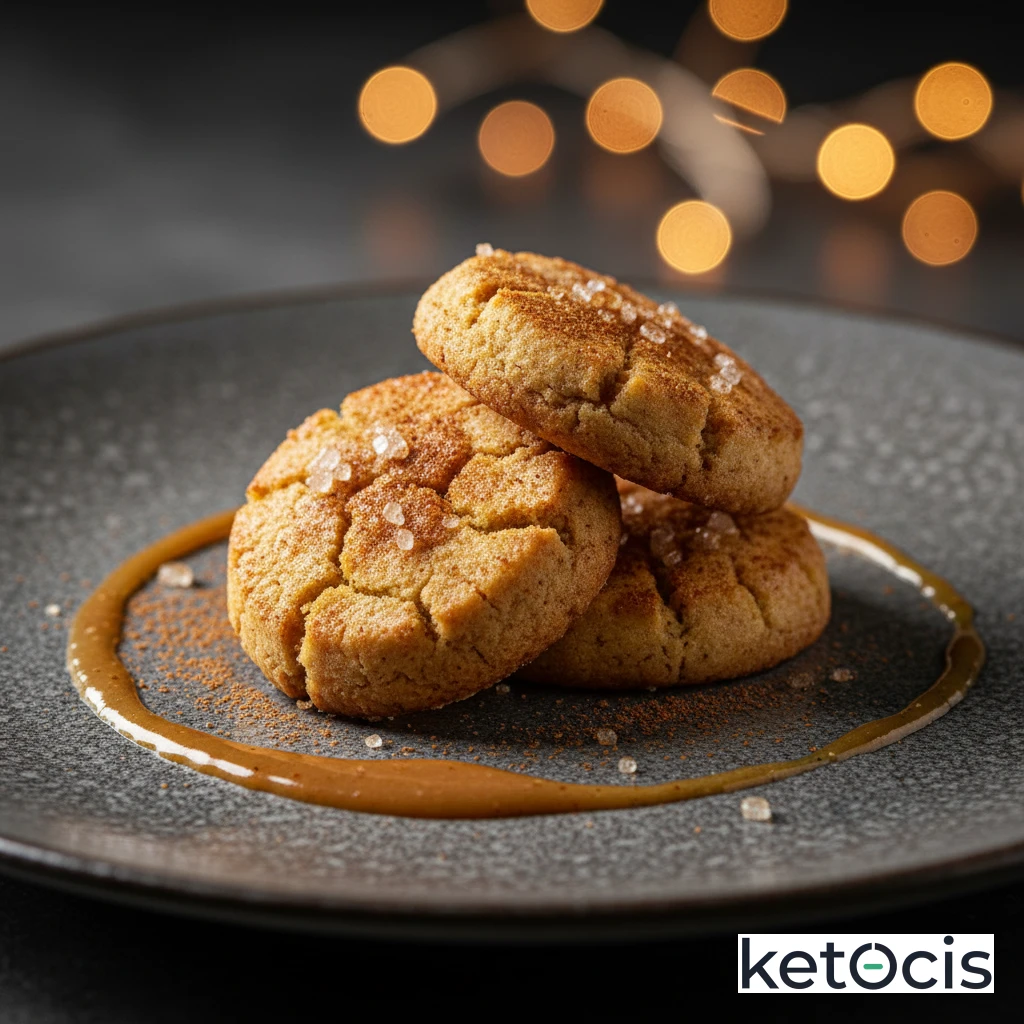 Galletas Cetogénicas de Canela Crujientes Estilo Lotus Falsas Caseras