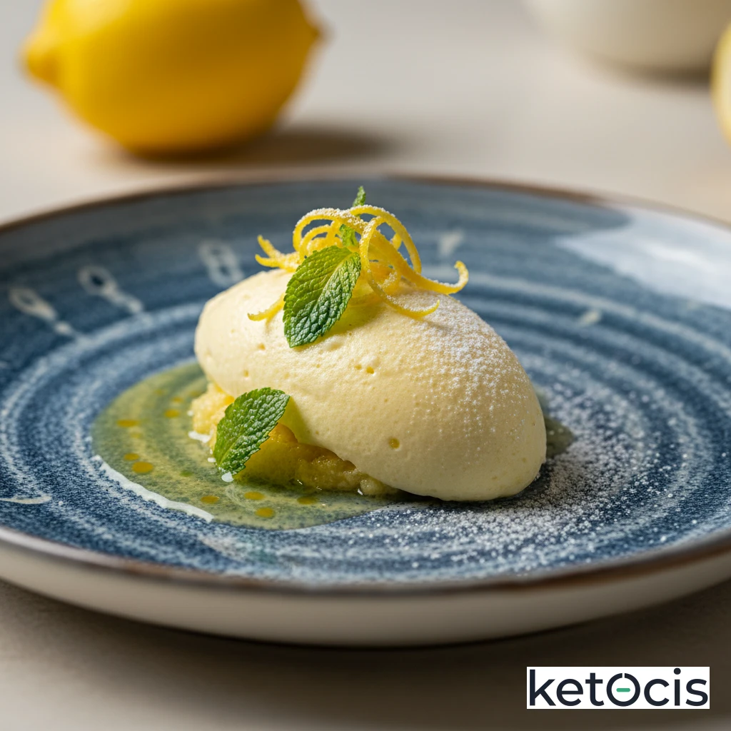 Mousse Keto de Limón Ligerísima y Refrescante Textura Aireada