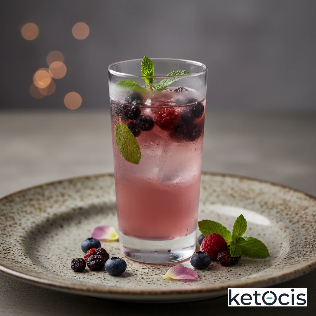 Infusión Fría de Frutos del Bosque Secos y Hojas de Menta
