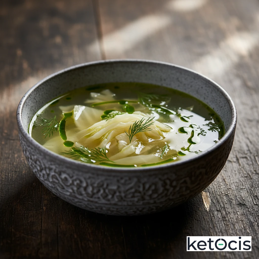 Sopa Casera de Col Blanca Clara