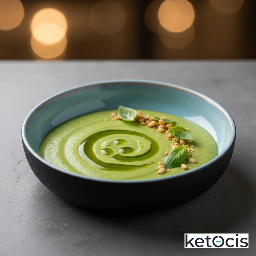 Crema de Calabacín Verde con Aceite de Oliva en Frío Limpia