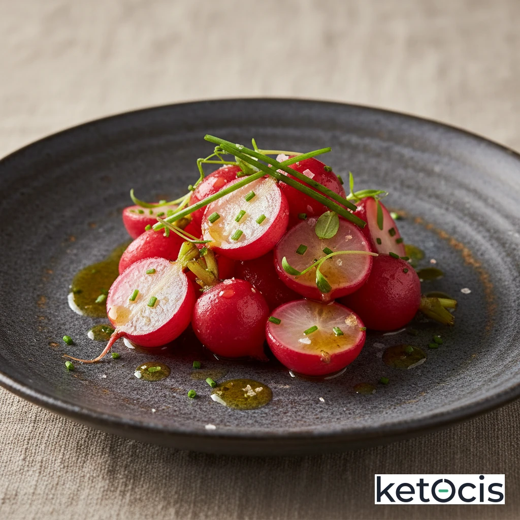 Rábanos Cocidos al Horno como Sustituto Sano de Patata Keto