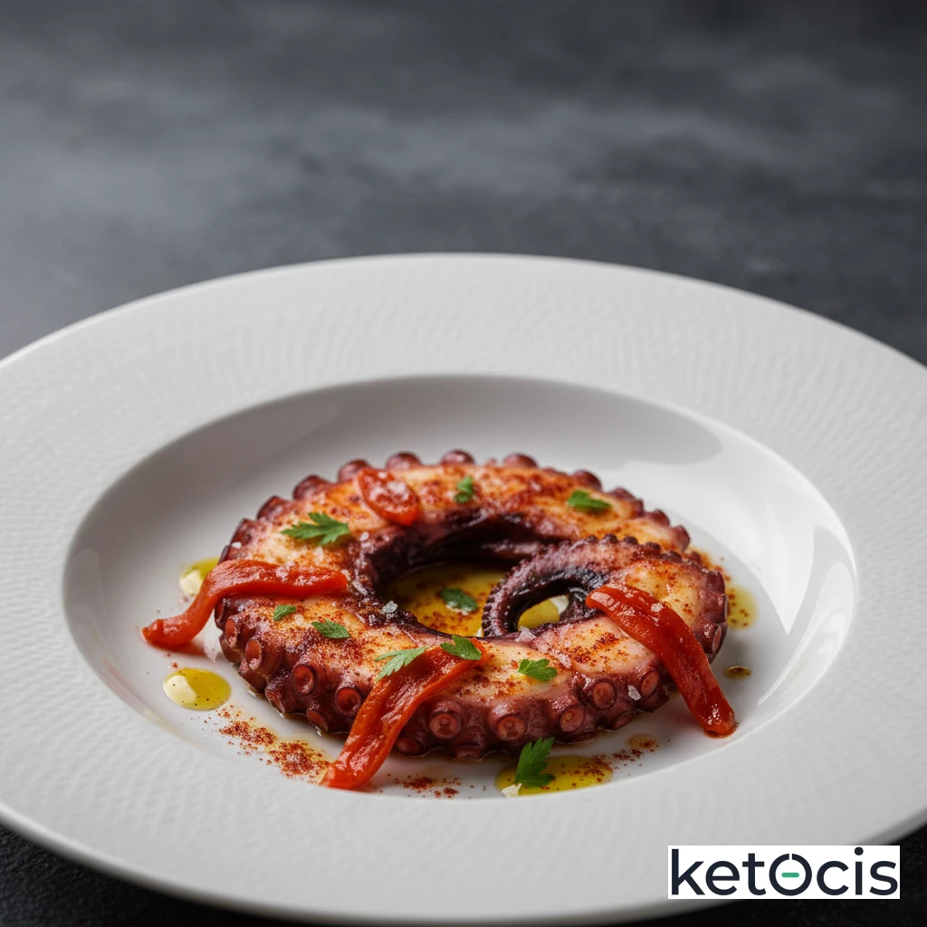 Pulpo Cocido Estilo Gallego Tradicional Sano sin Patata Añadida