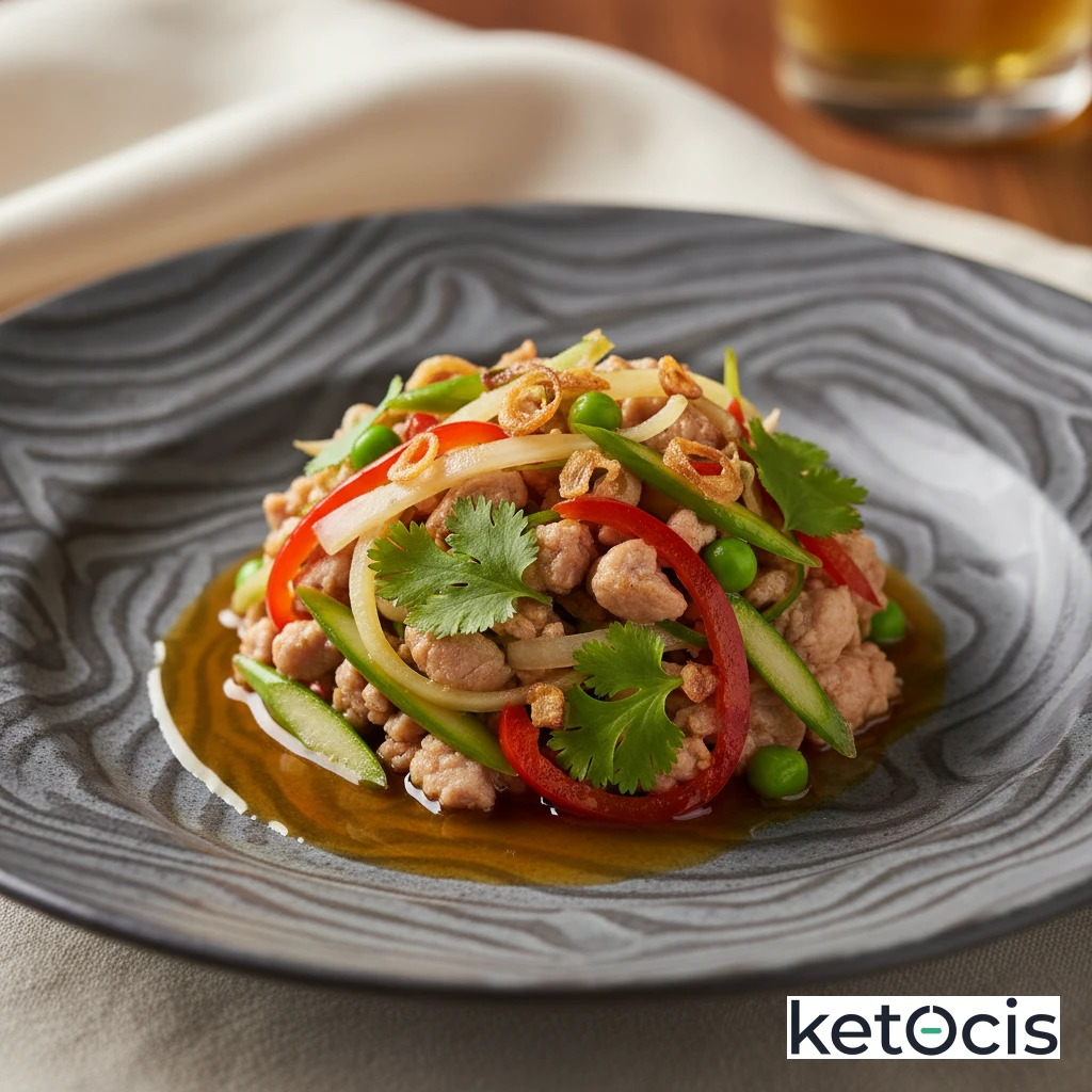 Carne Picada de Pollo Magra Salteada con Verduras Finas Naturales