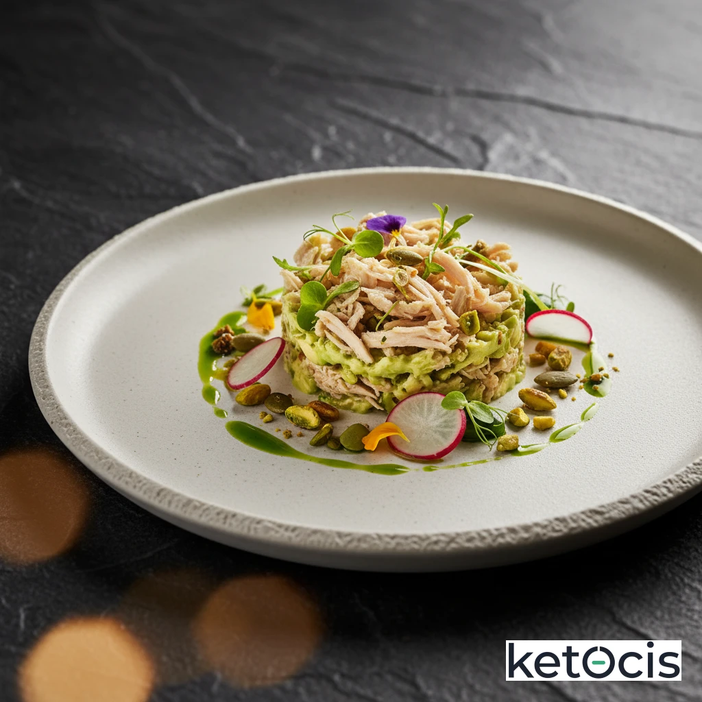 Ensalada de Pollo Ahumado Casero con Mayonesa de Aceite de Aguacate