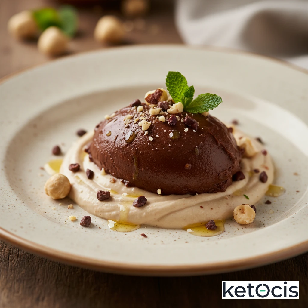 Crema Cetogénica de Chocolate Avellana Falsa Casera Sin Azúcar