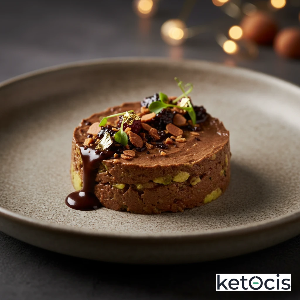 Pudín de aguacate cacao y leche de almendras denso