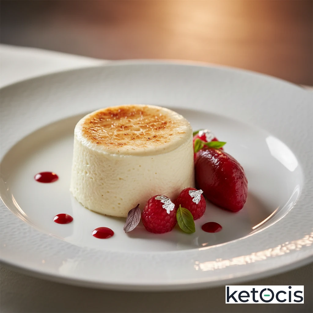 Tarta de queso mascarpone sin base horneada al baño maría