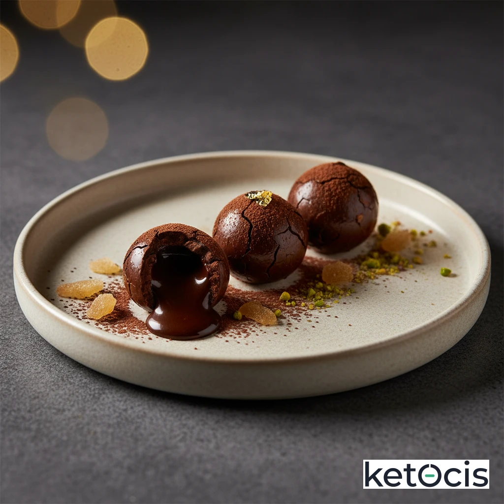 Bombones de chocolate negro al ochenta y cinco por ciento
