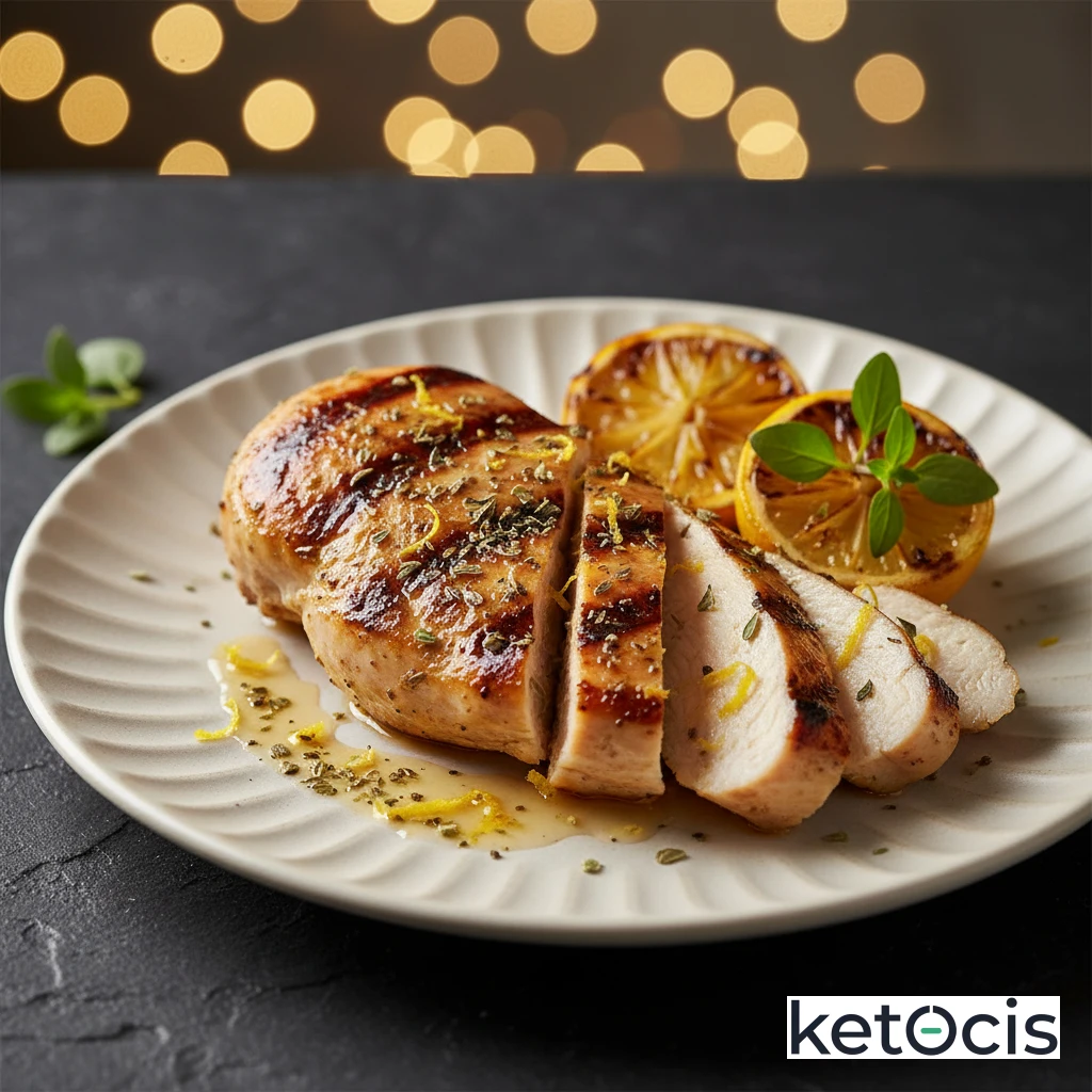 Pechuga de pollo a la plancha con orégano y limón fácil