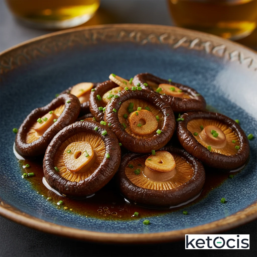 Salteado de setas shiitake con ajo y tamari sin gluten
