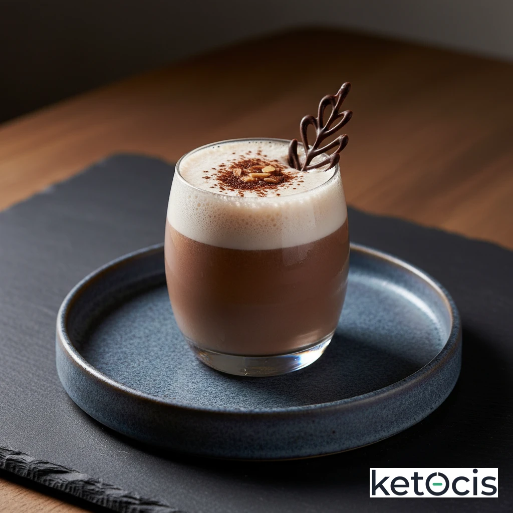 Batido de leche de almendras y cacao puro sin endulzar