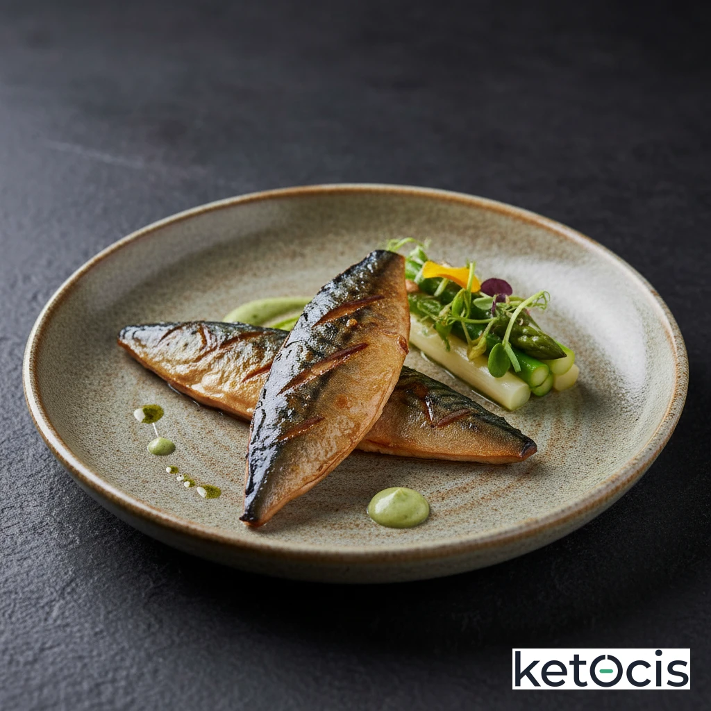 Filetes de caballa a la plancha ricos en omega tres