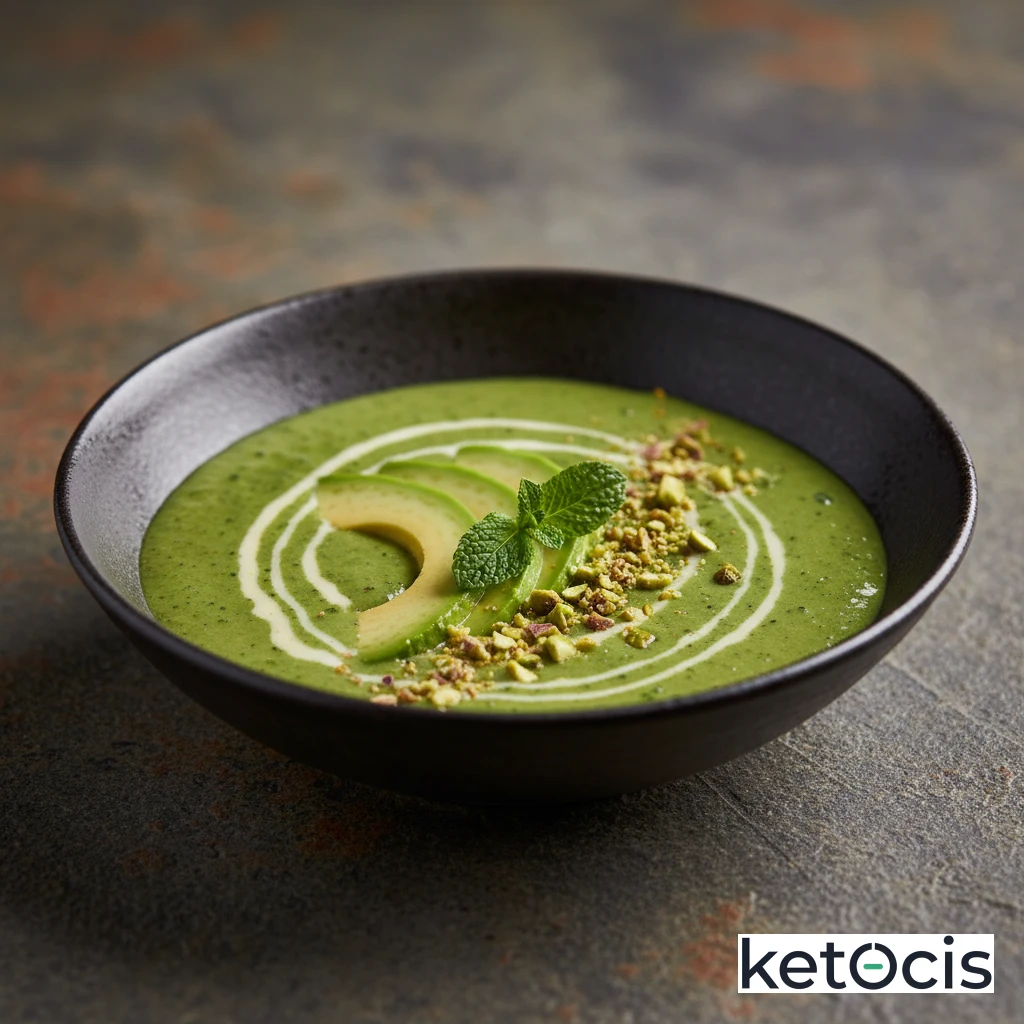 Batido de espinacas aguacate y proteína sabor vainilla