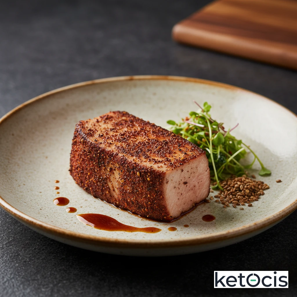 Lomo de cerdo asado con especias cajún caseras sin aditivos
