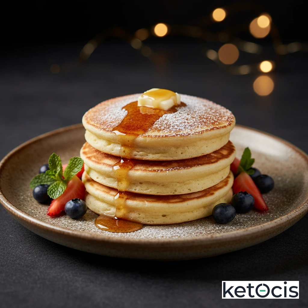 Tortitas de clara de huevo y canela para desayunar