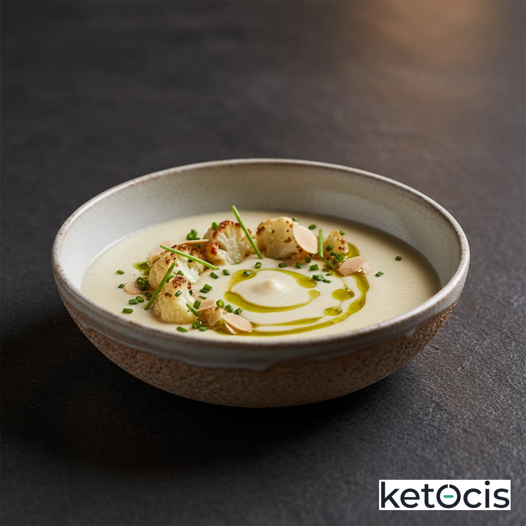Crema de puerros y coliflor suave para digestiones pesadas