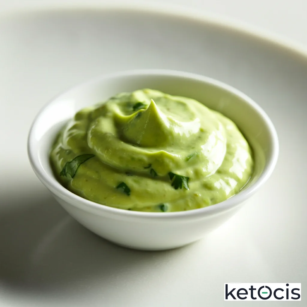 Aderezo de Aguacate y Cilantro: El Aliado Keto Graso