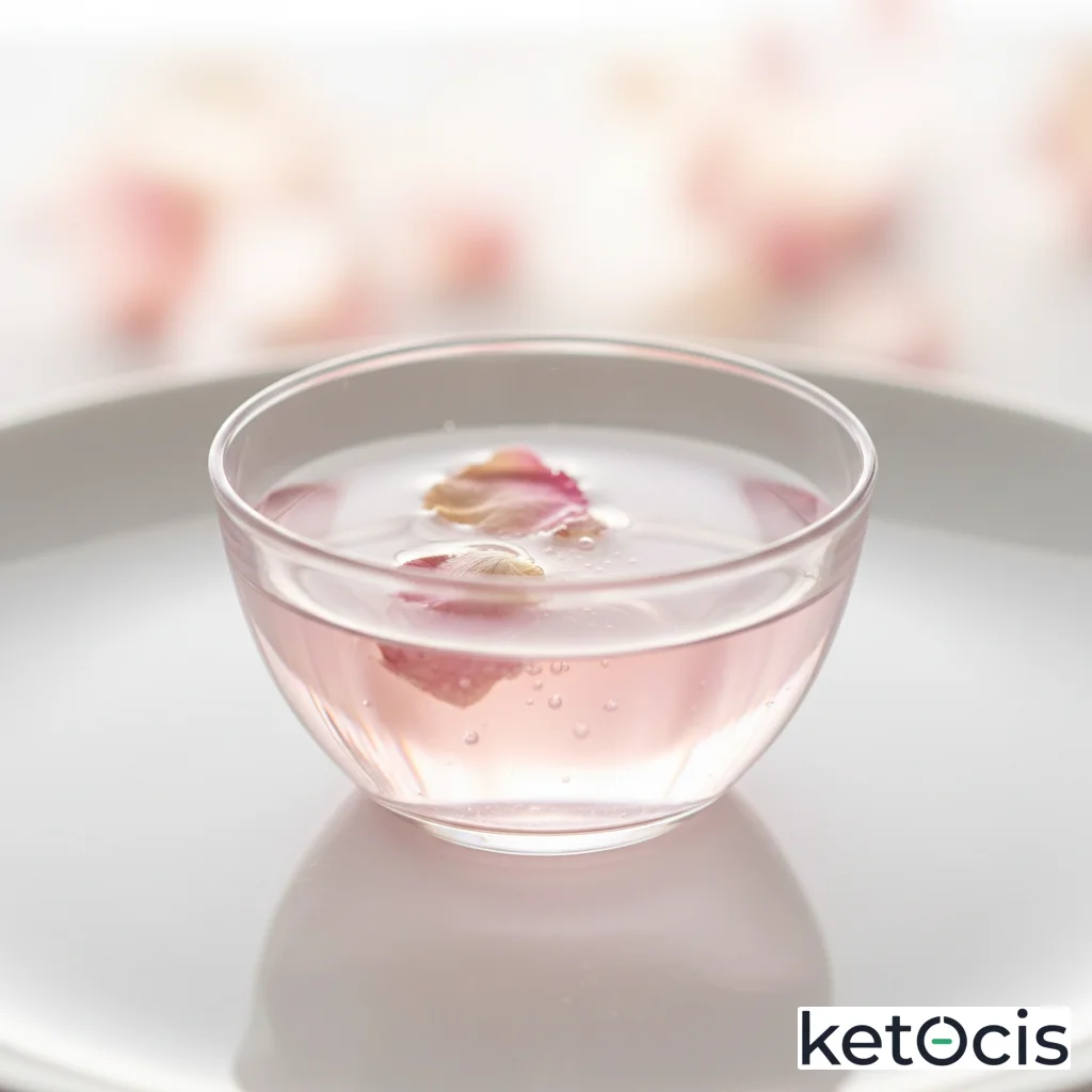 Agua de Rosas: Hidratación Cetogénica Pura y Antiinflamatoria