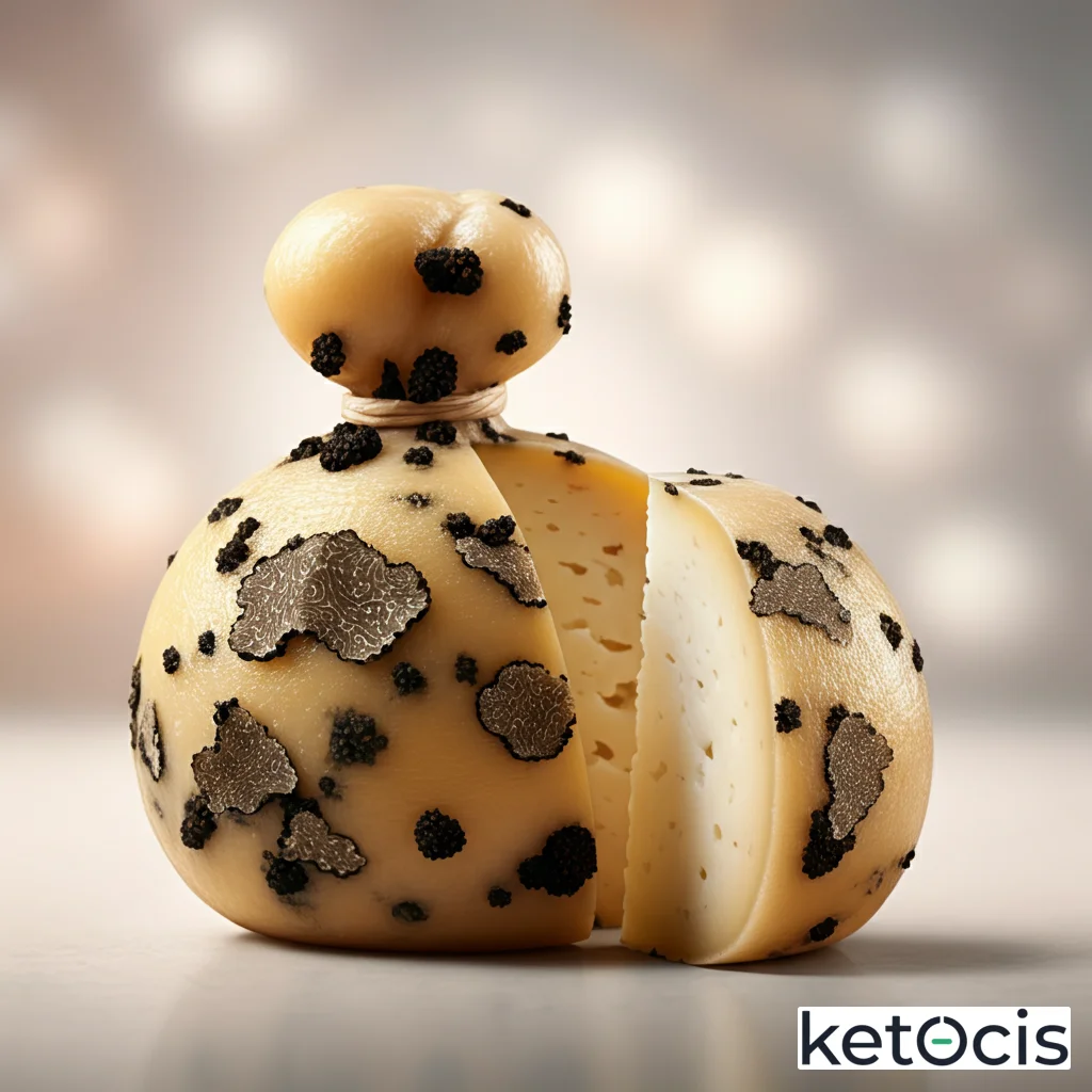 Caciotta al Tartufo: Grasa Pura, Sabor Umami, Ceto Óptimo