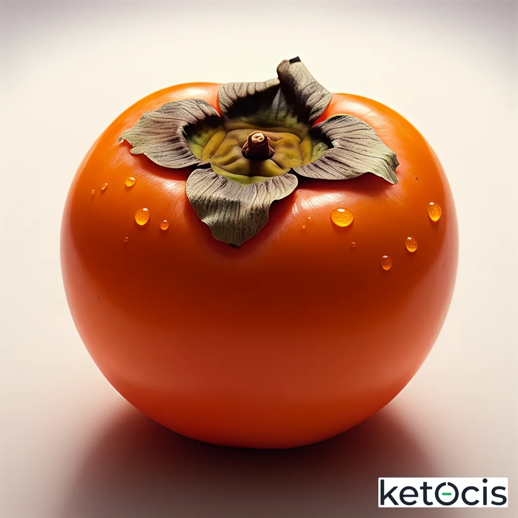 Caqui: El Lujo Frutal con Precisión Keto. Evita el Pico.