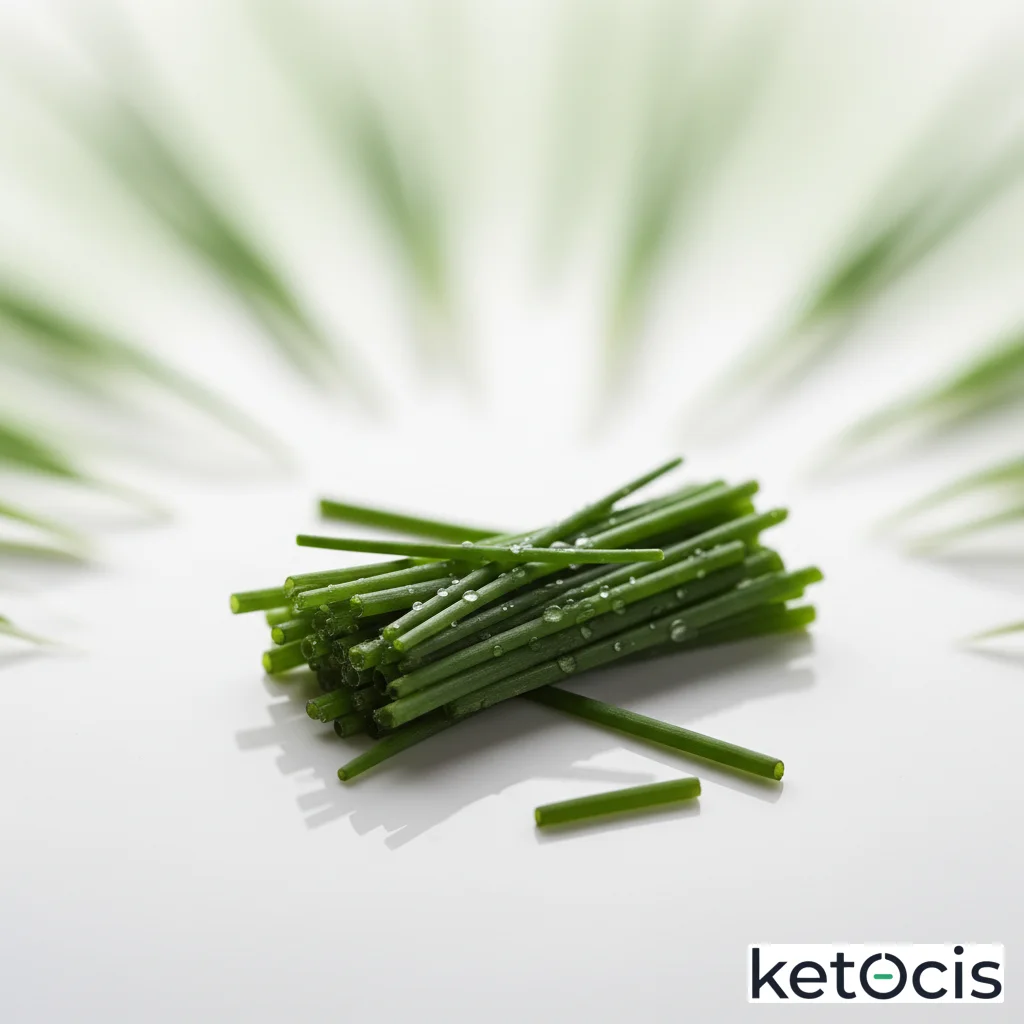 Cebollino: El toque verde keto que optimiza la glucosa.