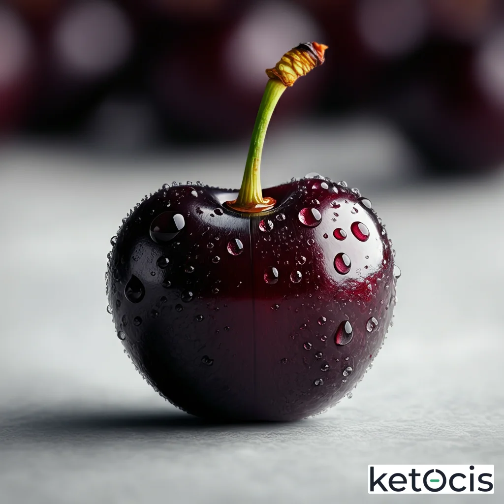 Cereza Negra: Antocianinas Potentes, Carbohidratos Controlados.