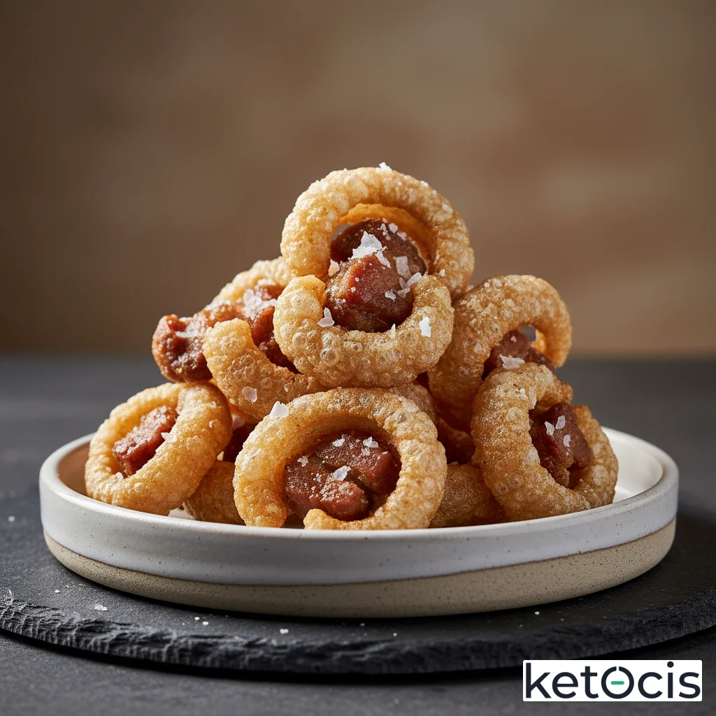 Cortezas de cerdo artesanales fritas en manteca pura con escamas de sal