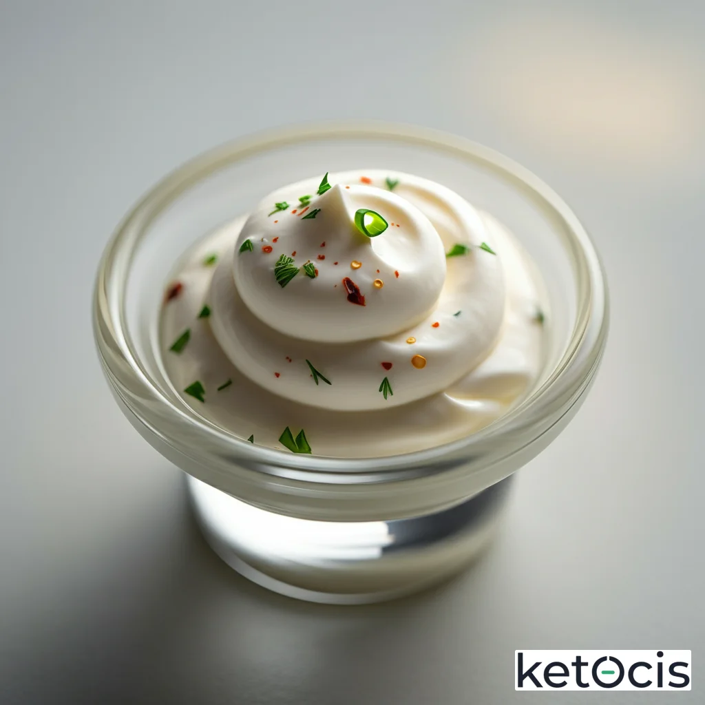 Crema Agria Condimentada: Potenciador Cetogénico de Sabor