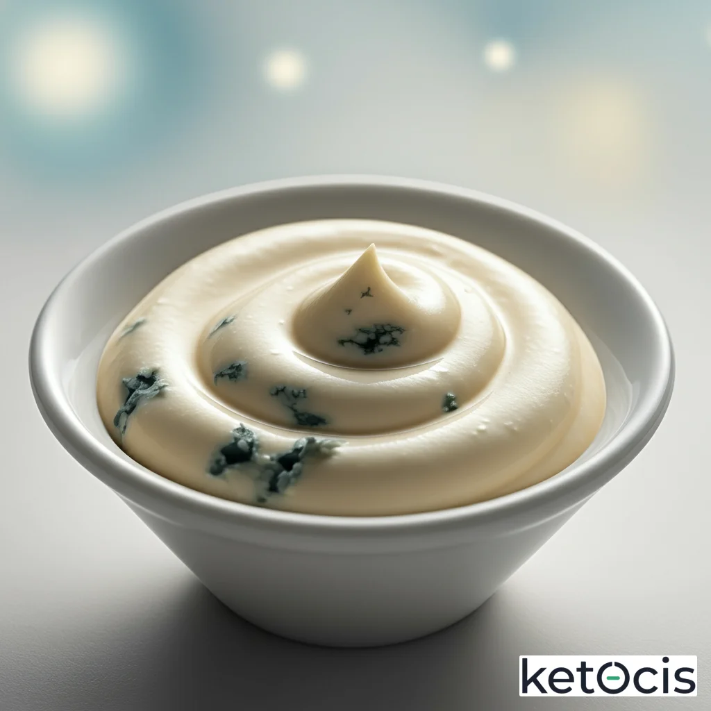 Crema de Queso Azul: Grasa Keto Pura para la Cetosis