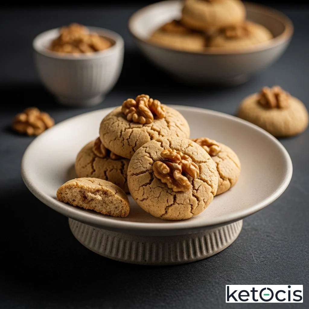 Galletas de harina de nuez y esencia de almendra amarga