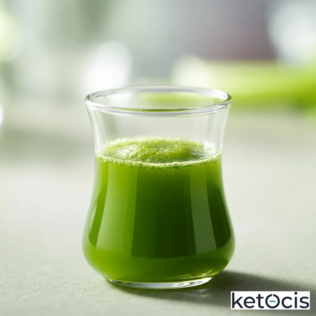 Jugo de Apio: Hidratación Cetogénica y Electrolitos Esenciales