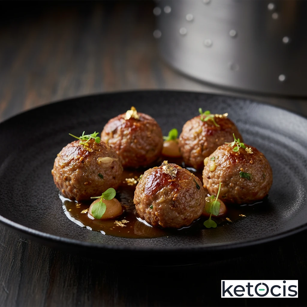 Albóndigas de cerdo picado con hinojo y semillas de anís