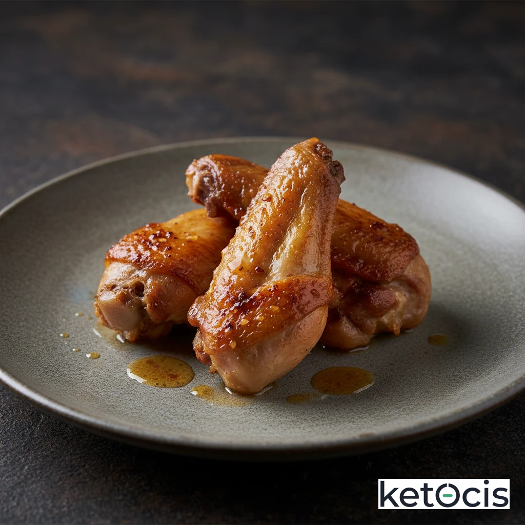 Alitas de pavo asadas en horno hasta quedar muy crujientes