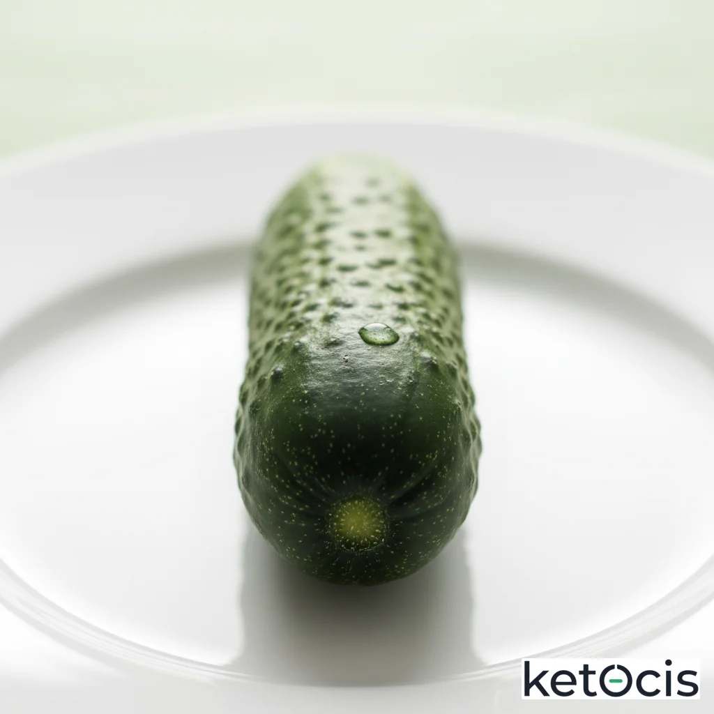 Pepino Español: Hidratación Élite Keto sin Picos Glicémicos