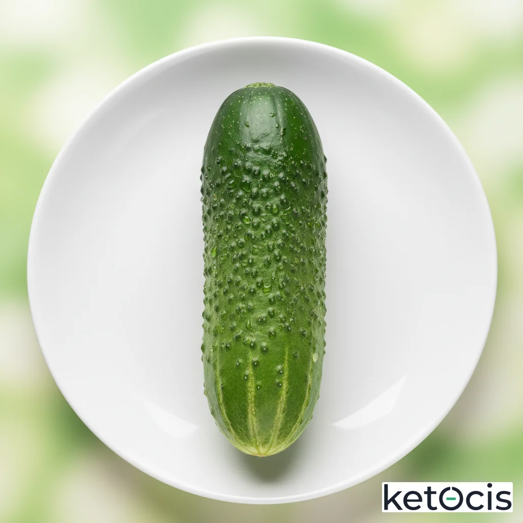 Pepino Holandés: Hidratación Keto Pura sin Picos Glucémicos