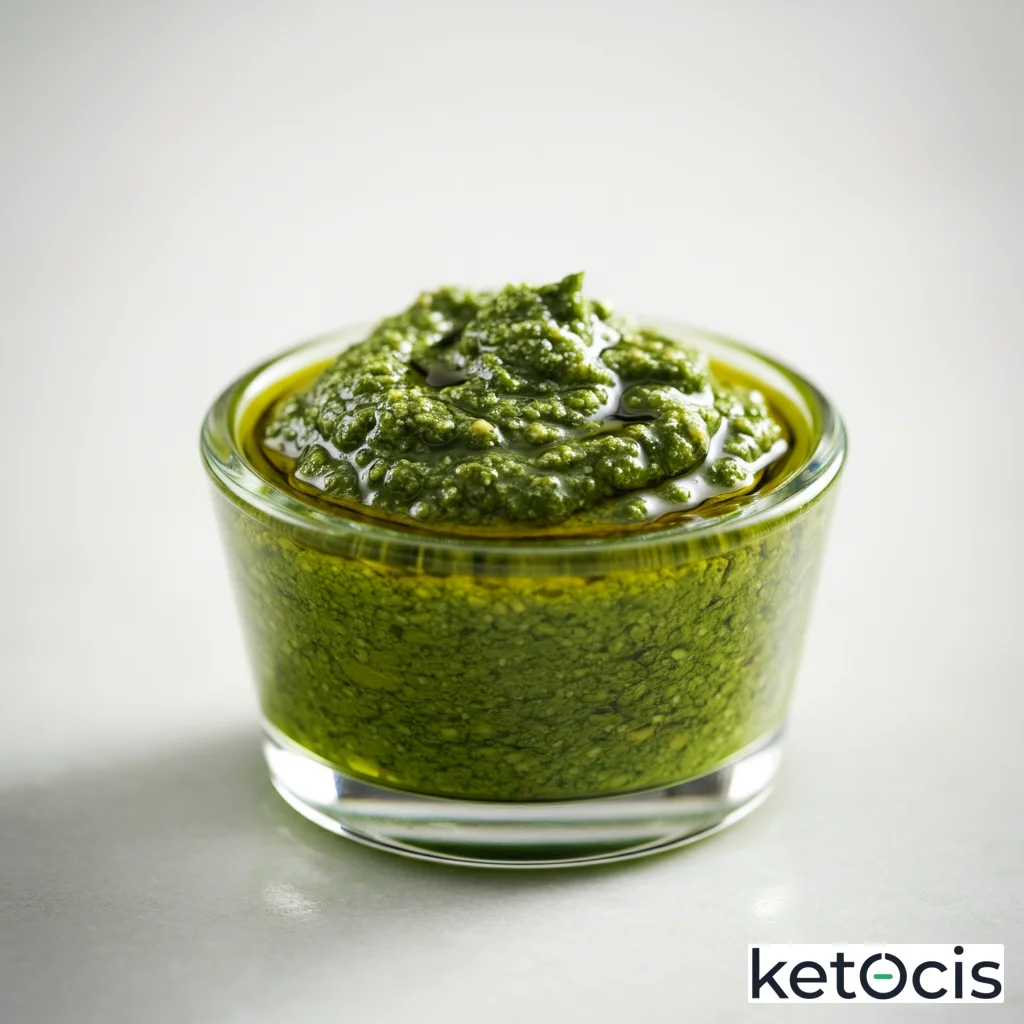 Pesto de Pistacho: Grasa Saludable, Sabor Keto Óptimo