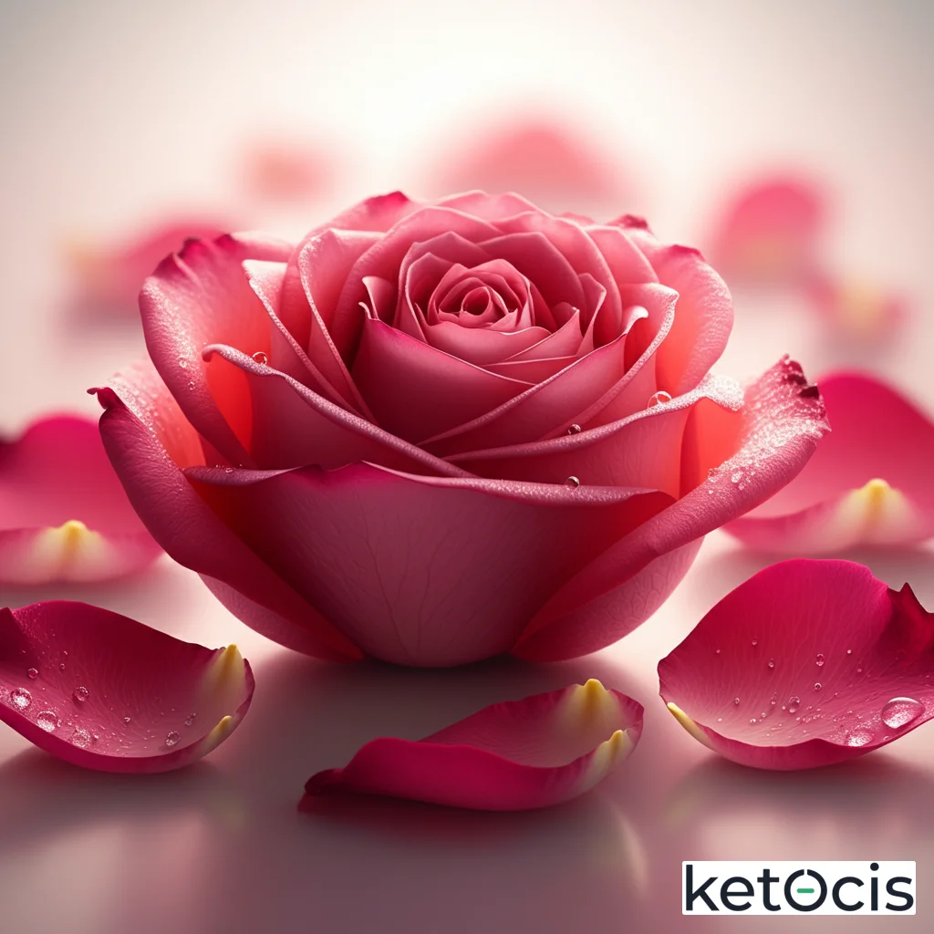 Pétalos de Rosa: Antioxidantes Keto y Sabor Sutil