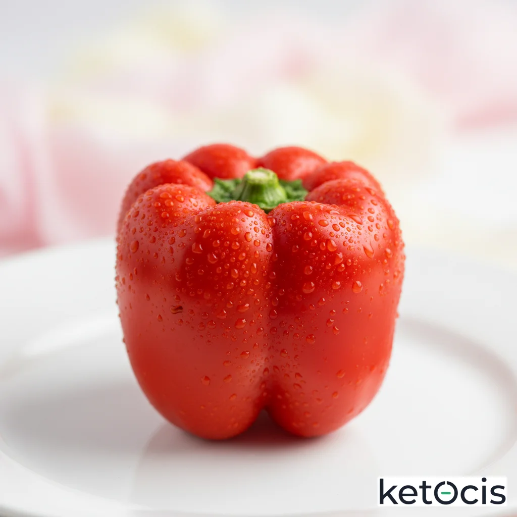 Pimiento Rojo: Virtud Keto Antioxidante y Glicemia Estable.