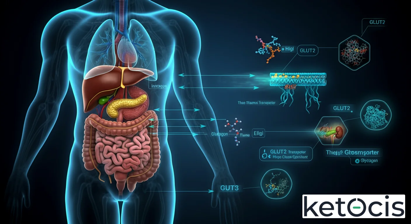 GLUT2: El Transportador Clave de Glucosa en Metabolismo 🔥