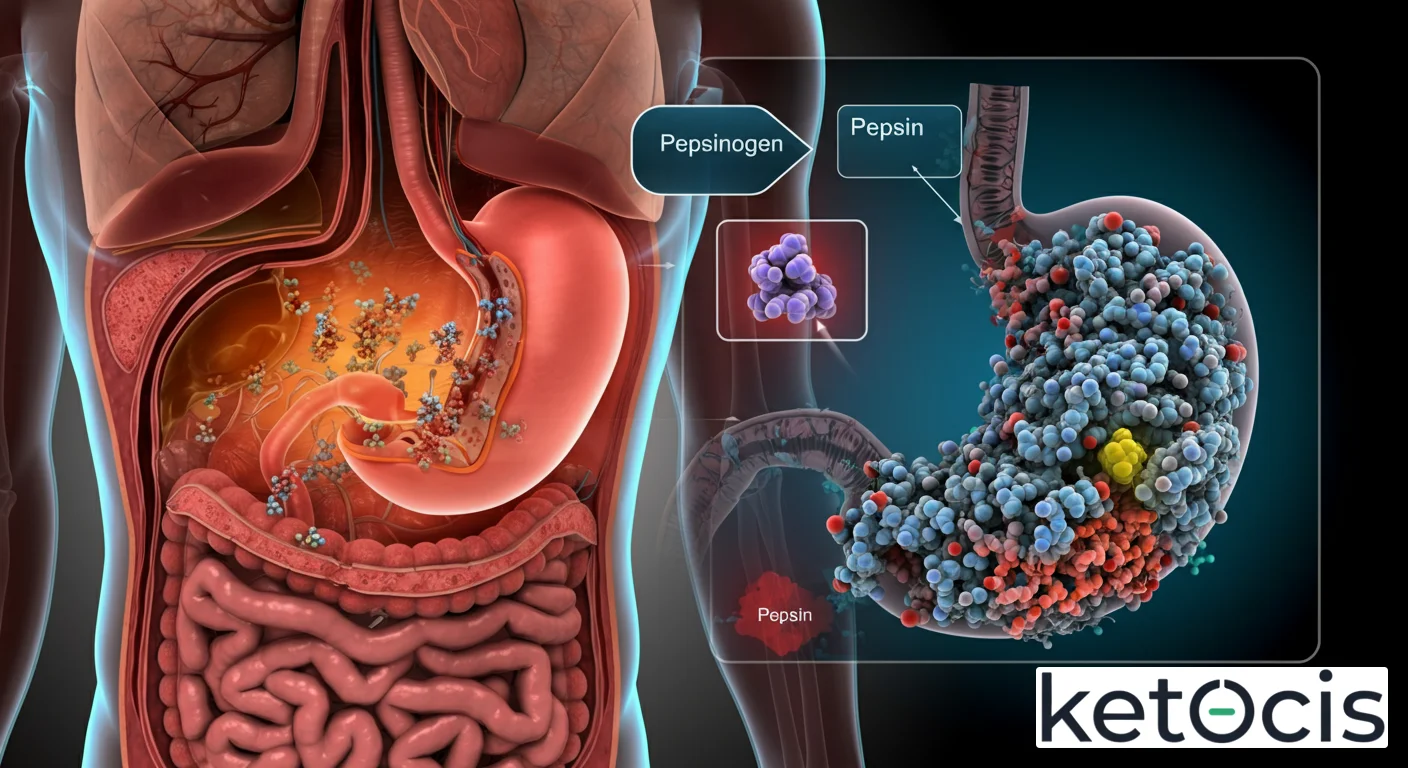 Pepsina: La Enzima Maestra de la Digestión Proteica en Keto